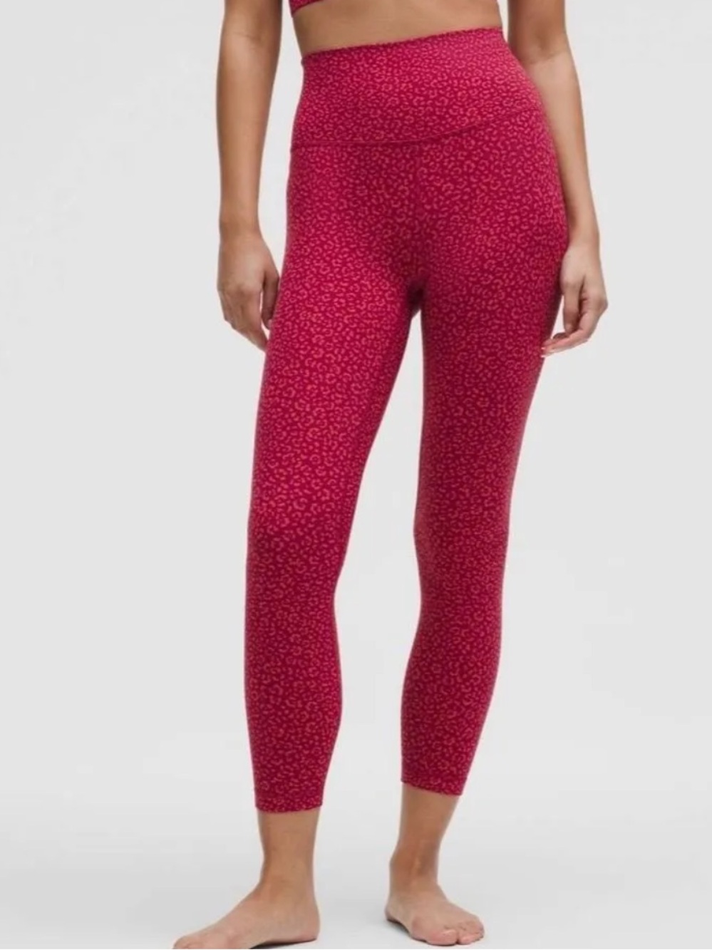 Lululemon Align High-Rise Pant 25" Leopard
Daisy Desert Red Magenta Smoke